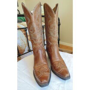 Ariat Womens Round Up Brown Sandstorm Western Wingtip Snip Toe Boots Size 7 B